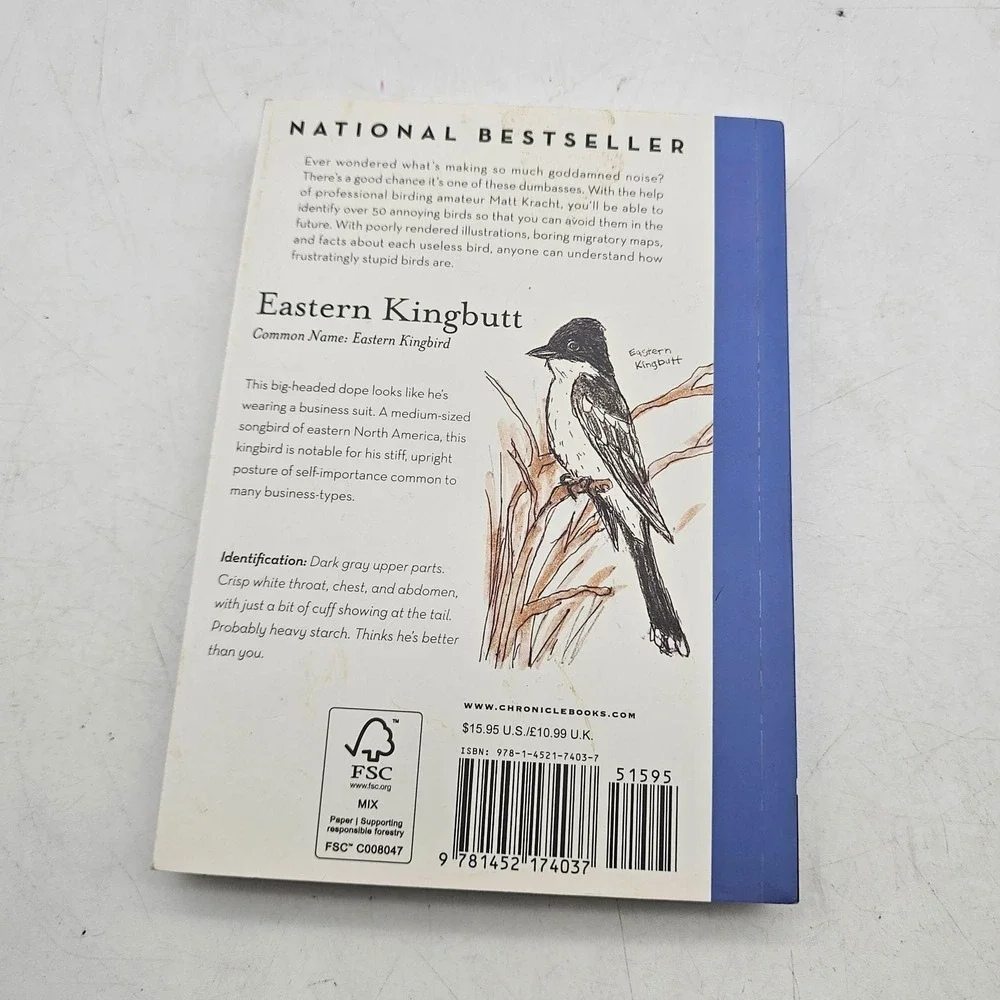 The Field Guide To Dumb Birds Of North America Matthew Kracht 2019 Paperback